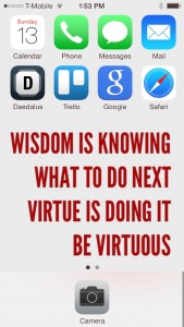 iPhone Be Virtuous